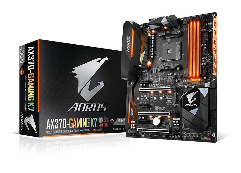 Gigabyte AORUS GA-AX370-Gaming K7 - AMD AM4 ATX Motherboard - اللوحة الأم